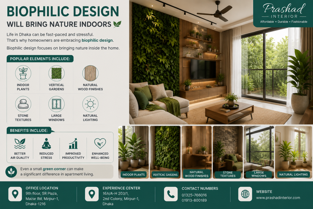 5. Biophilic Design Will Bring Nature Indoors